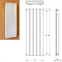 KORADO KORATHERM těleso VERTIKAL K10V 144/0500 Barevný K10V050014-00-XY